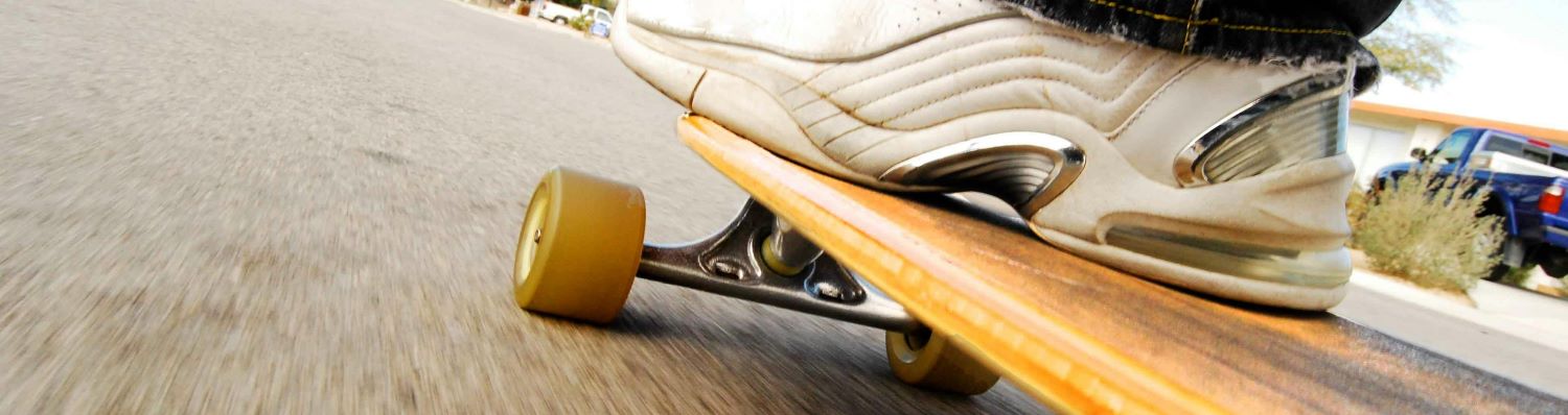 Boardem po městě